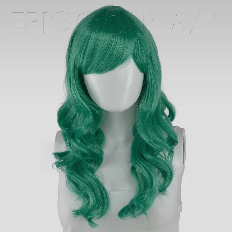 Medium - length wig with a straight texture for a sleek and modern lookHestia - Vocaloid Green Mix