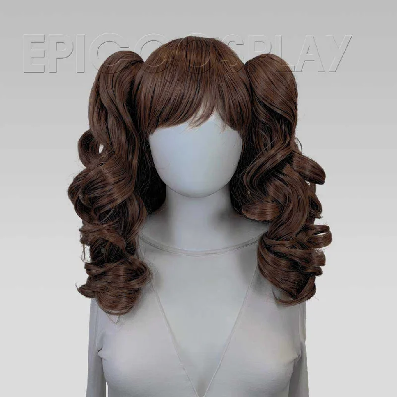 Medium - length wig with a platinum - blonde color for a bold and trendy lookMaia - Medium Brown Wig