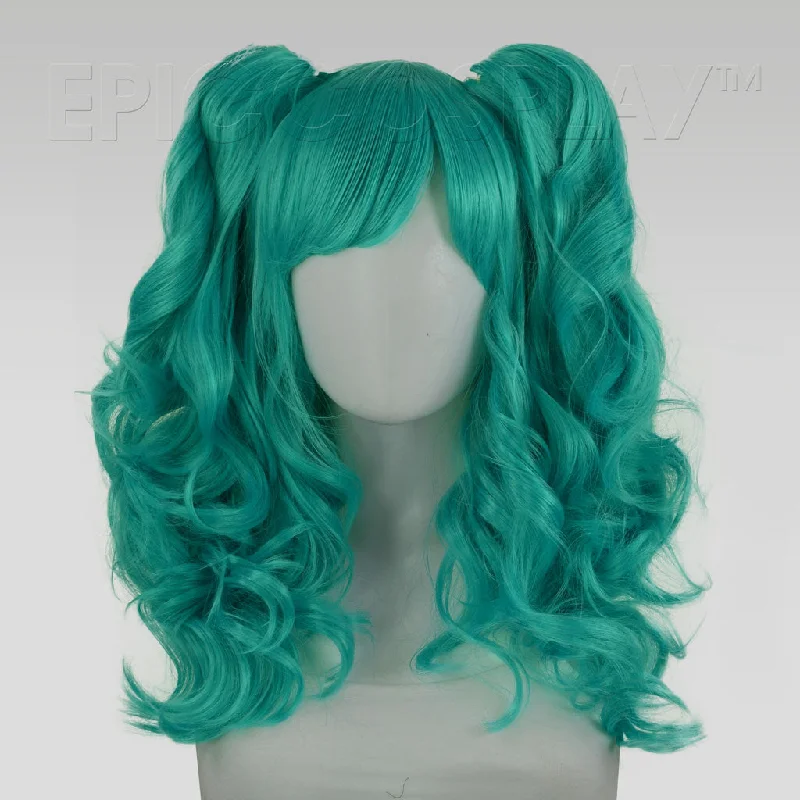 Medium - length wig with a side - part for a more flattering lookMaia - Vocaloid Green Wig