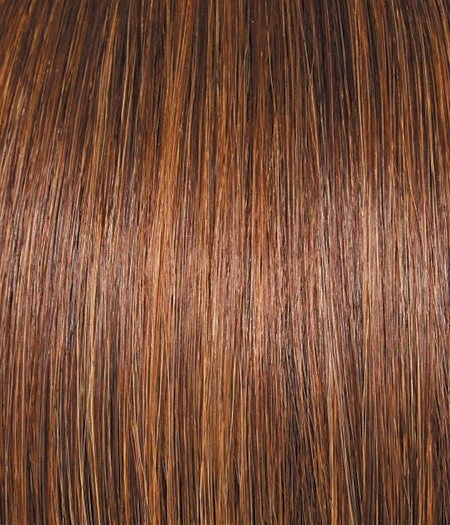 R829S GLAZED HAZELNUT | Rich Medium Brown with Ginger Highlights on Top