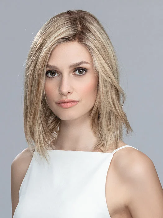 Synthetic medium - length wig with a natural - looking textureOrbit HT Topper by Ellen Wille | Remy Human Hair Hair