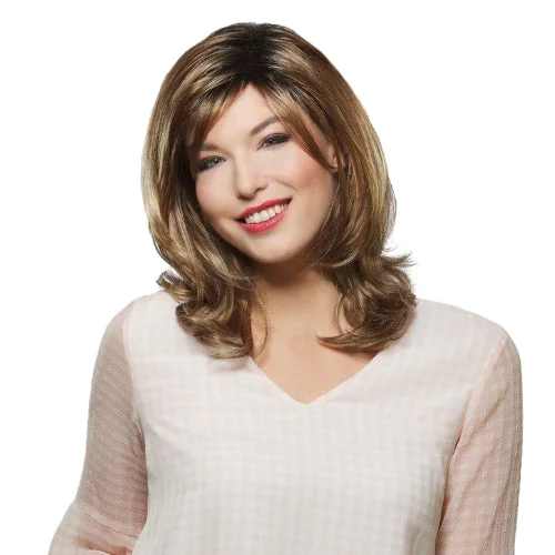 Medium - length wig with a curly texture for a bold and stylish choiceSavannah Henry Margu Wig