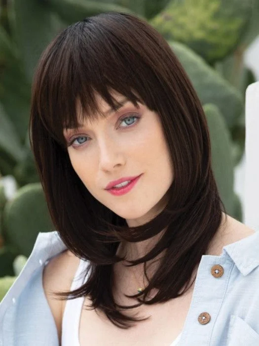 Human - hair medium - length wig for a natural and luxurious feelSpellbound Wig by Rene of Paris | Orchid Collection | Heat Friendly Synthetic