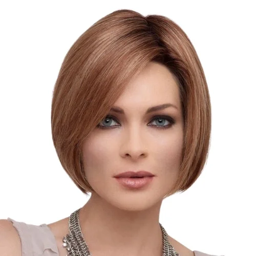 Medium - length wig with a side - part for a more flattering lookTasha Envy Wigs